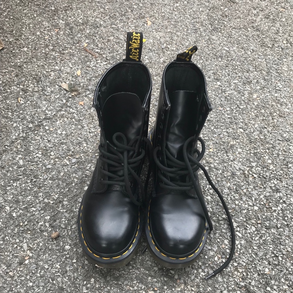 Dr. Martens Black Combat Boots